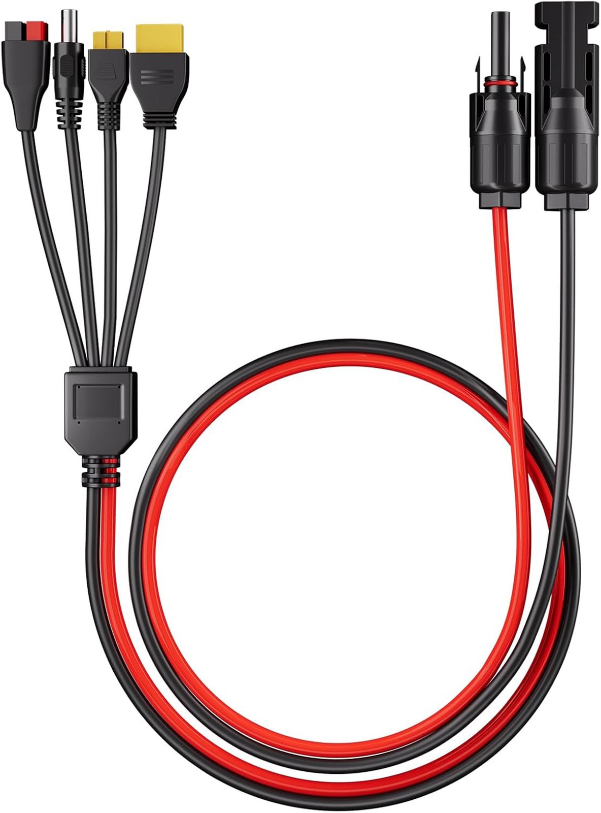 4-in-1 Solar Connector Extension Cable Solar Adapter to Connector XT60 Charger