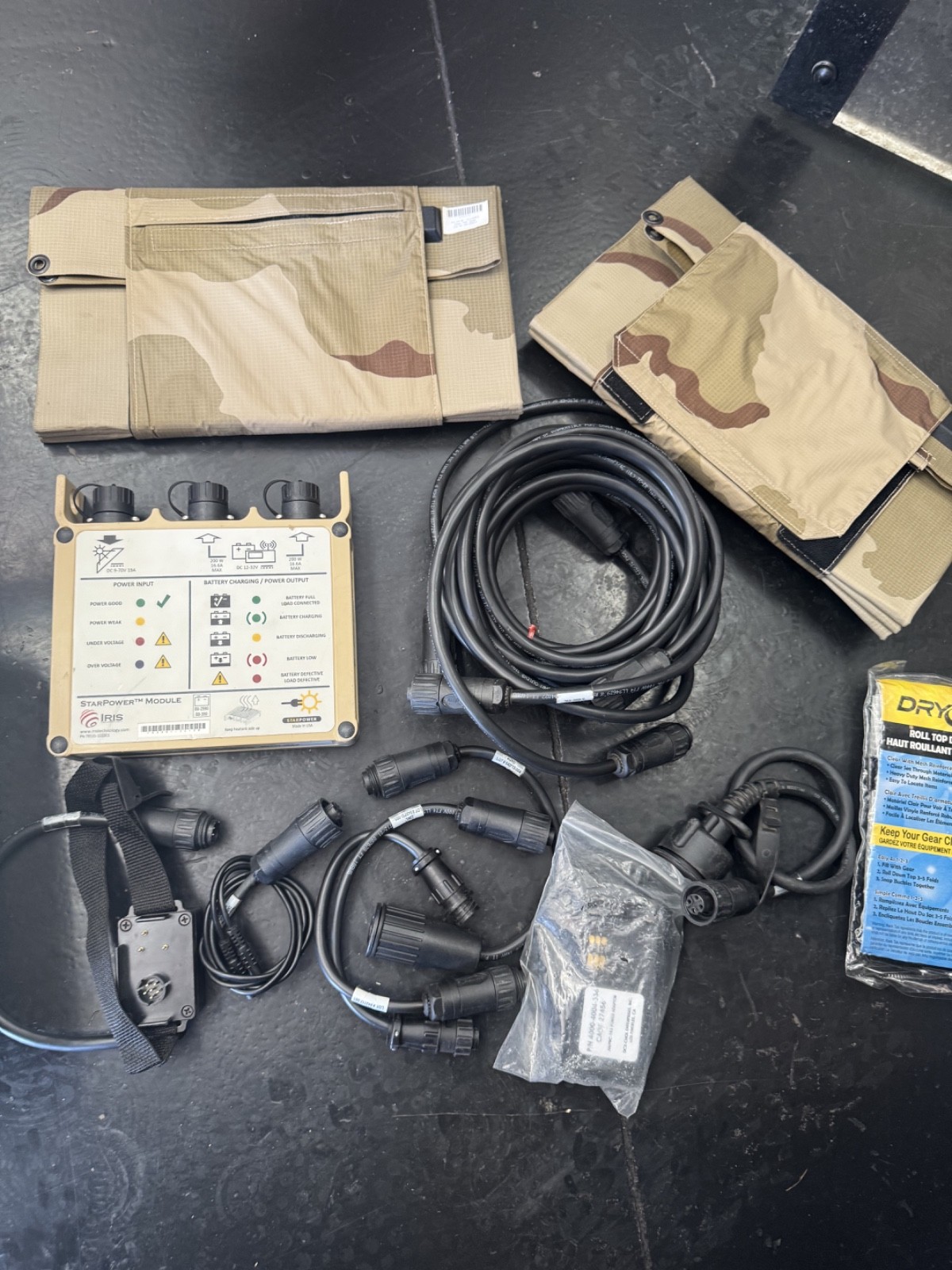 Iris Technology SPACES II Kit Portable Military Solar Energy Field Power 78535