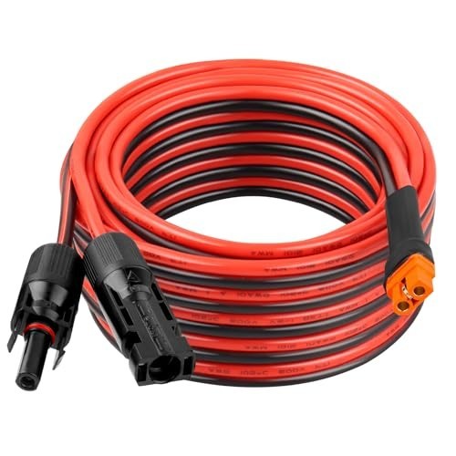 25FT 10AWG Heavy Duty XT60i Extension Cable for Solar, RV, Battery & Power Stati