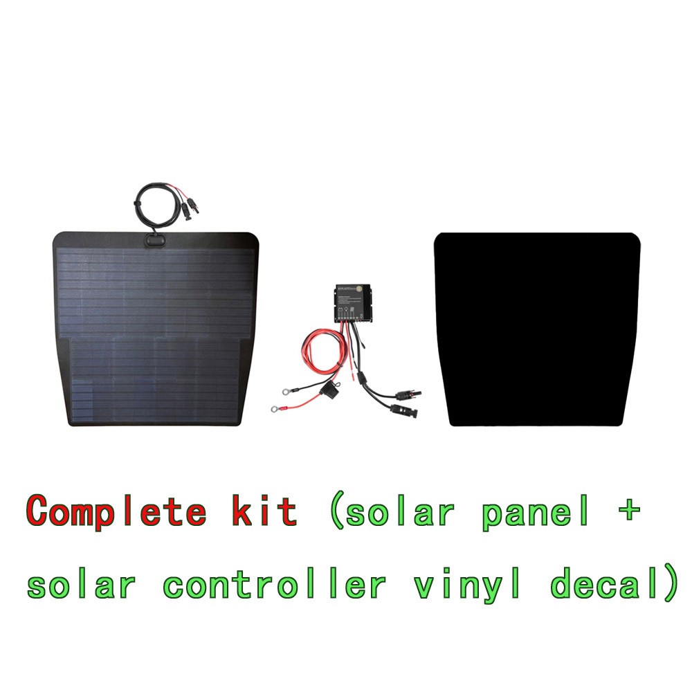 Lensun 85W 12V Hood Flexible Solar Panel U7 Chevrolet Tahoe (2000-2020) Protect