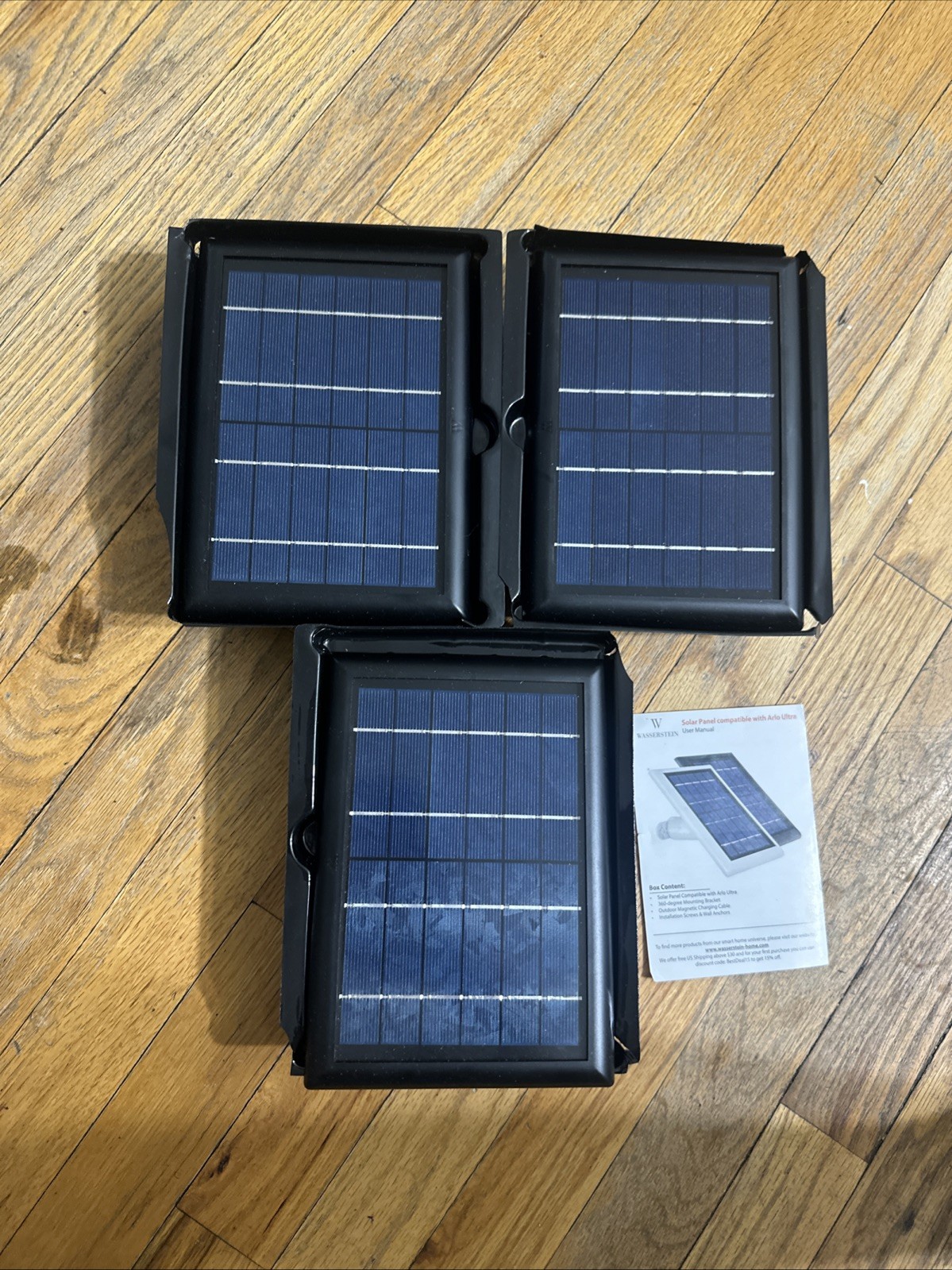 Solar Power Panel for Arlo Ultra Camera Outdoor (3 Pack)
