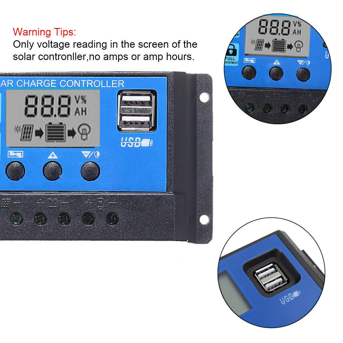 12V 40W Solar Panel System Charge Controller Power Generation Solar Panel kit