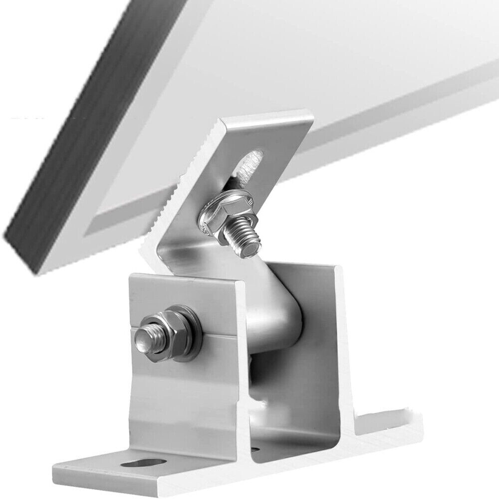 Adjustable Solar Panel Mount Brackets Foldable Tilt RV Boat Roof Wall Mounting
