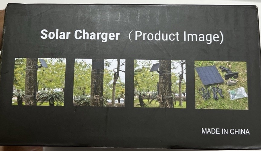 Solar Panel Power Charger 5000 mAh Battery for Trail Camera Hunting Game SP200