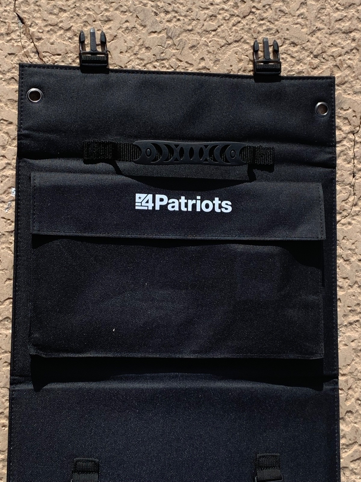 4Patriots 40-Watt Solar Panel – Portable Foldable 4 Panels, 5V Cable Included