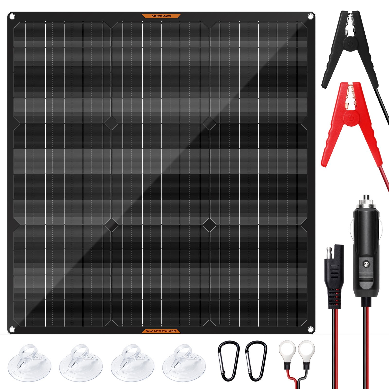 50 watt Solar Panel Kit 12V Battery Solar Trickle Charger for Car Boat RV