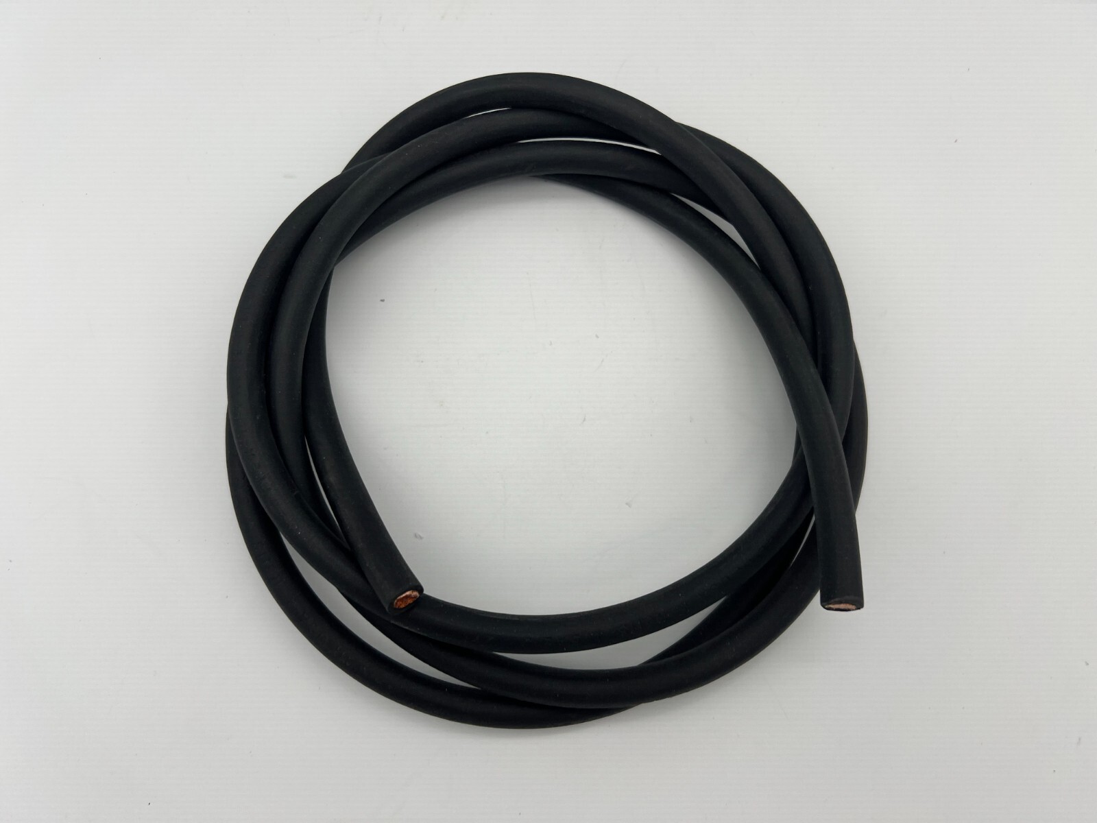 Black 4 gauge AWG industrial flexible welding / battery cable