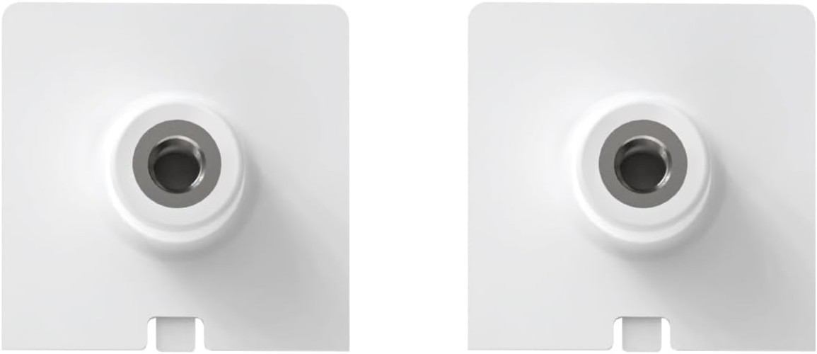 1/4 Inch Threaded Mount Adapter for Ring Solar Panel – 2 Pack, White