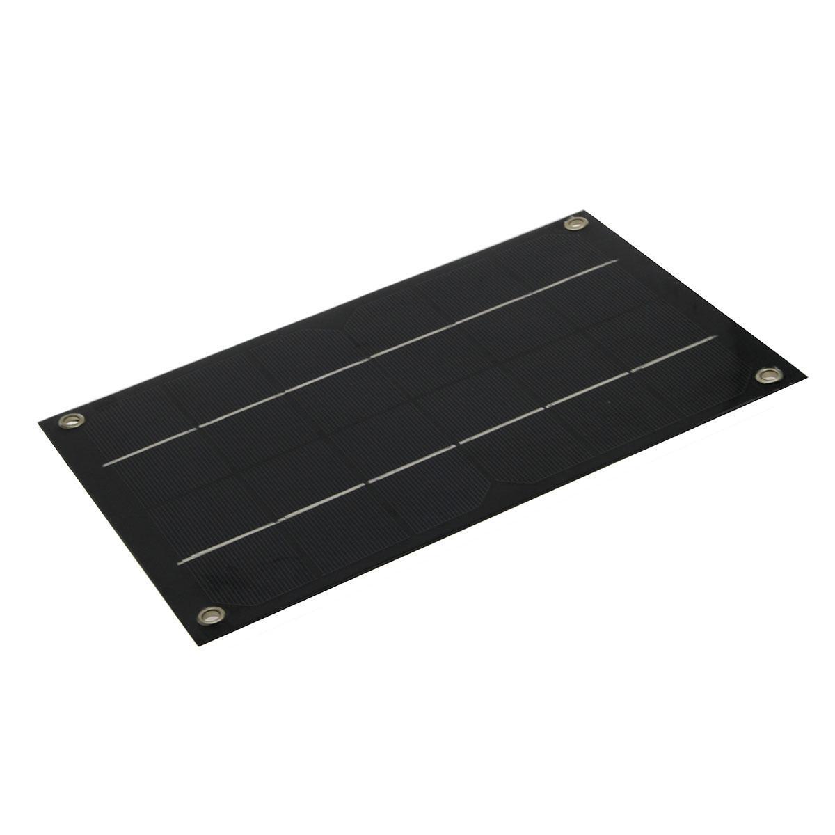 Portable 6W 5V 1.2A Solar Panel Battery Charger USB Phone Home Lamp Power Bank