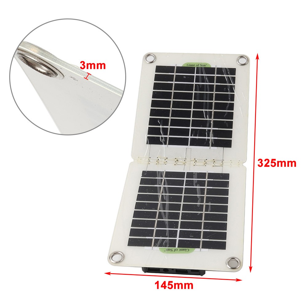 60W Foldable Solar Panel Module For 18V/12V RV/Car/Boat Battery Recharge