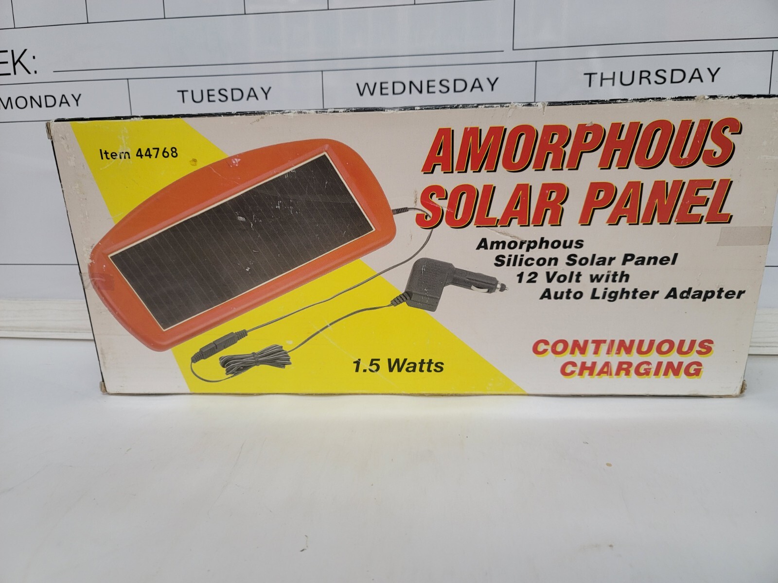 Amorphous Solar Panel 1.5 Watt Trickle Charger 44768