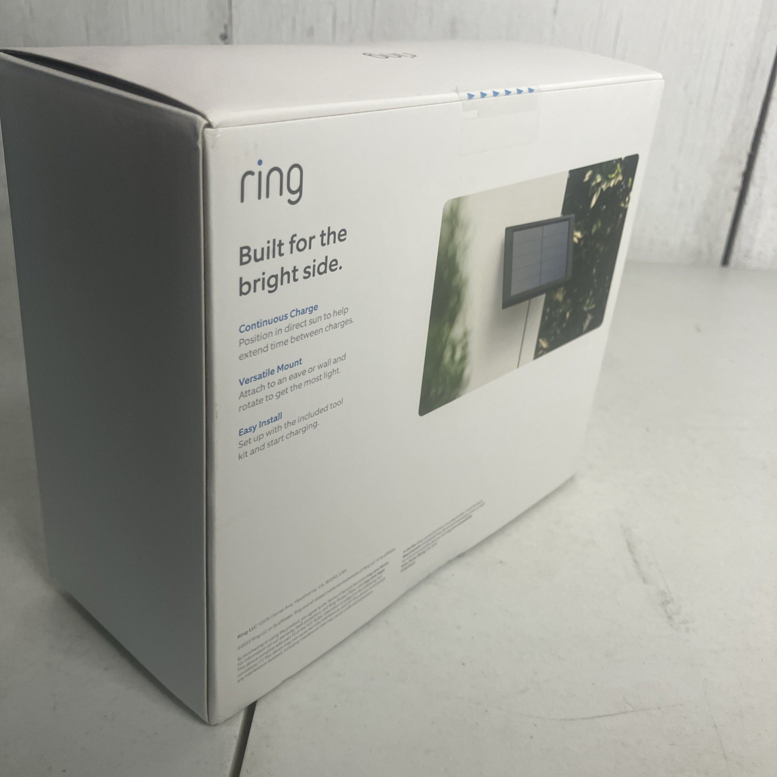 Ring 4W 2nd Generation Solar Panel for Select Ring Security Cameras – Black