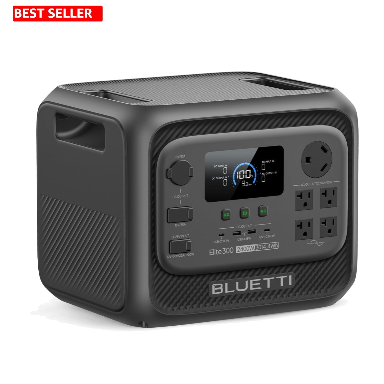 High Capacity Elite 300 Portable Power Station | Reliable Home Backup & RV Power