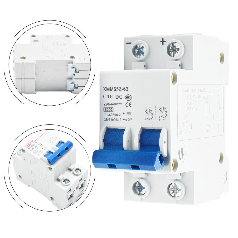Efficiently Protect Circuits with 16A DC Circuit Breaker for Solar Use