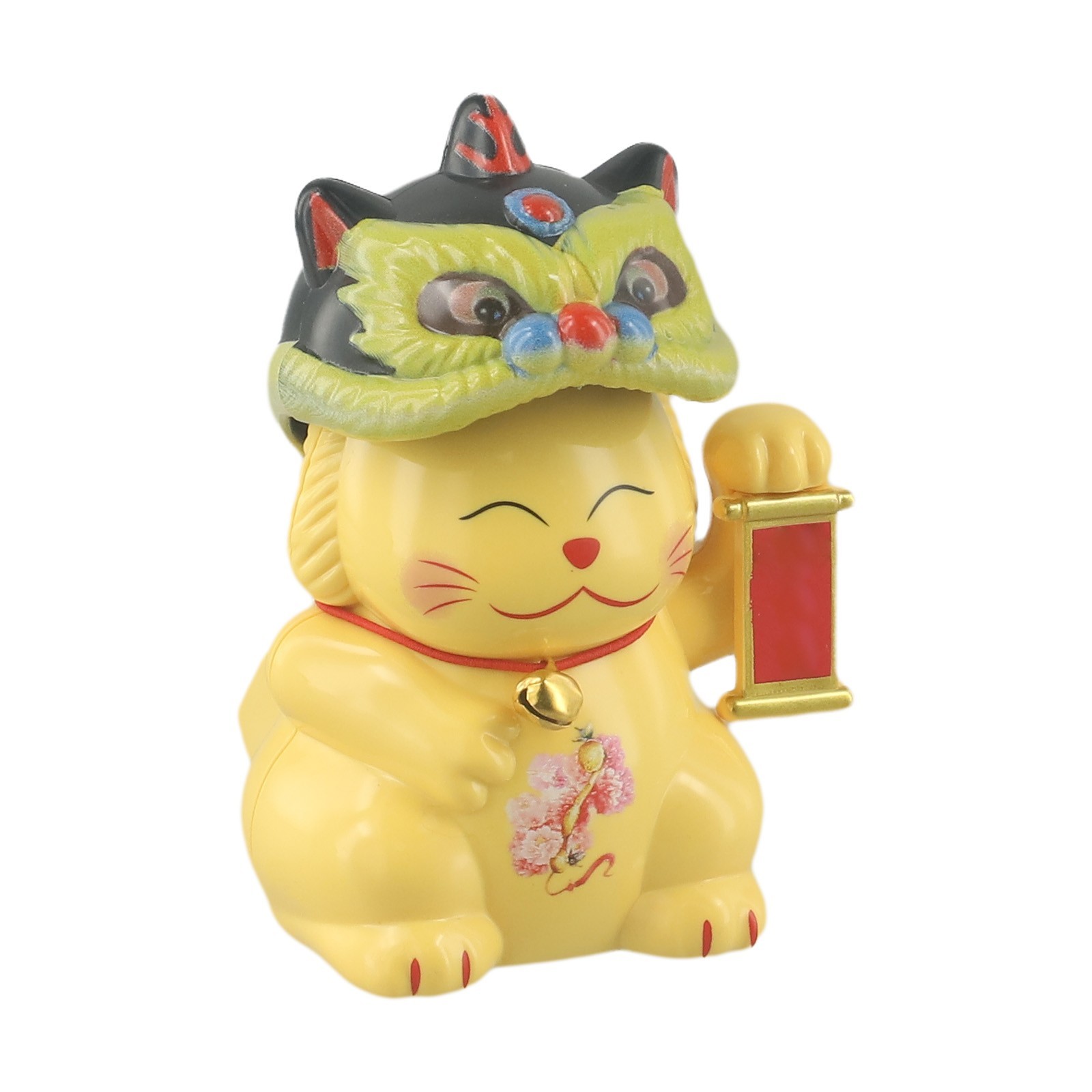 Auspicious Automatic Nodding Lucky Cat Decoration for Homes or Offices