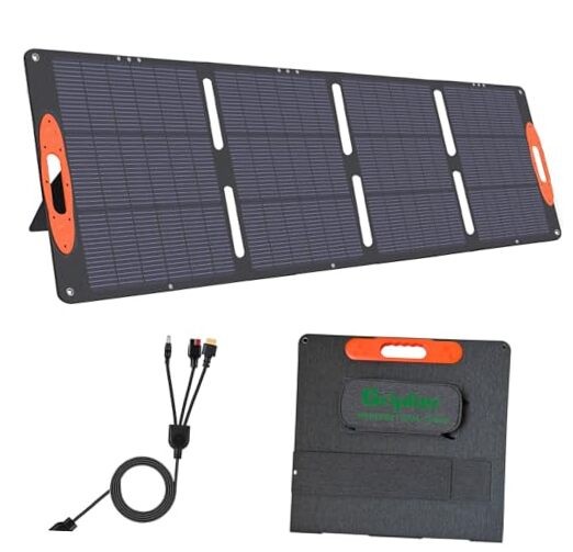 Portable Solar Panel for Power Station,25V Foldable Solar Panel Charger 200W
