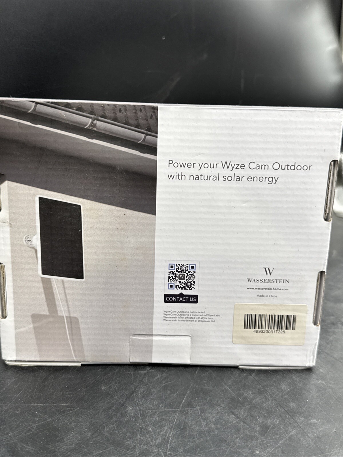 NEW Wasserstein 2W 5V Solar Panel for Wyze Cam Outdoor -White (7.5×4.38×0.79″)