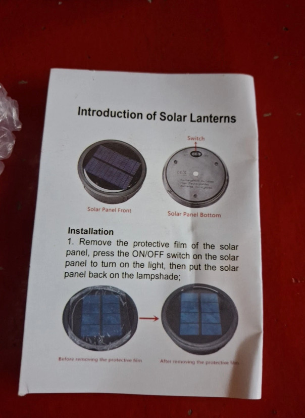 Solar Cell Solar Panel 2V Battery Charger (LOTOF4) *207