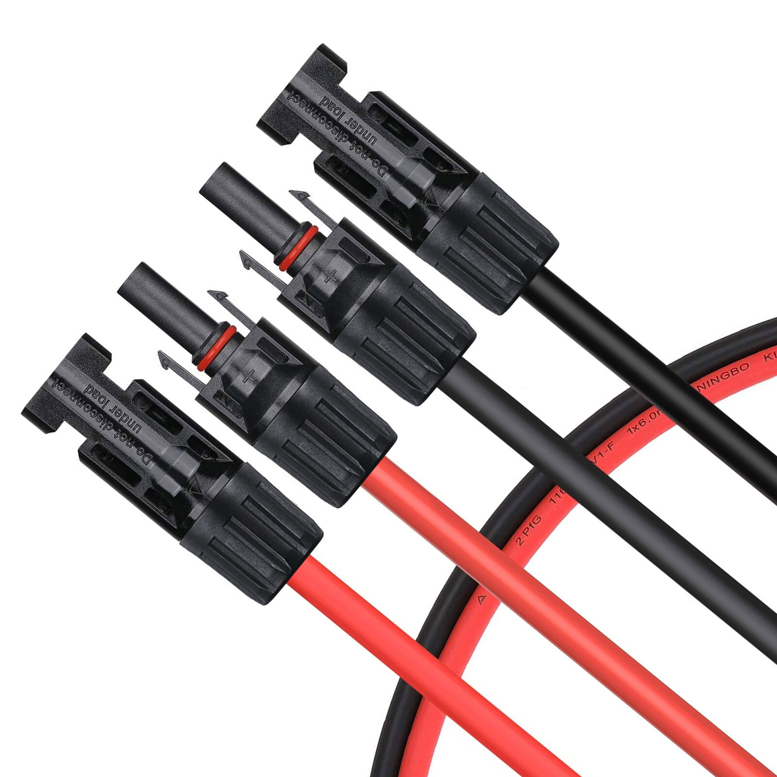 3M-15M Solar Panel Extension Cable Wire Solar Connectors 10 AWG Gauge Black Red