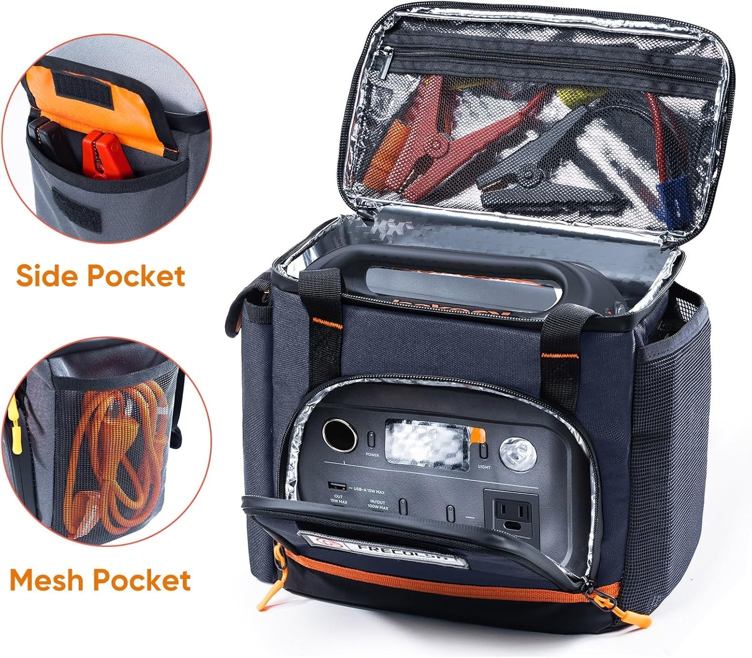 Waterproof Travel Case for Jackery Explorer 300/240/160 – Organized Protection