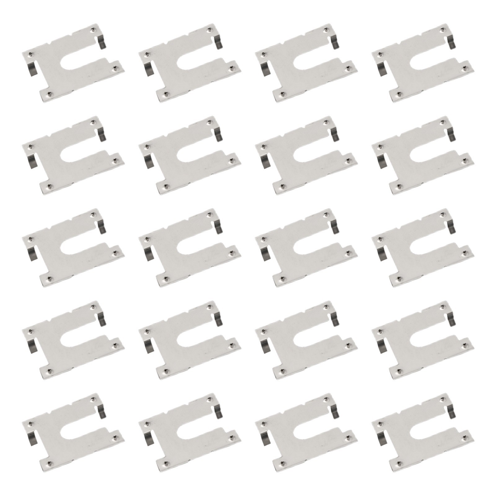 Stainless Steel 20pcs Solar Grounding Clip for PV Panel Grounding and Safety