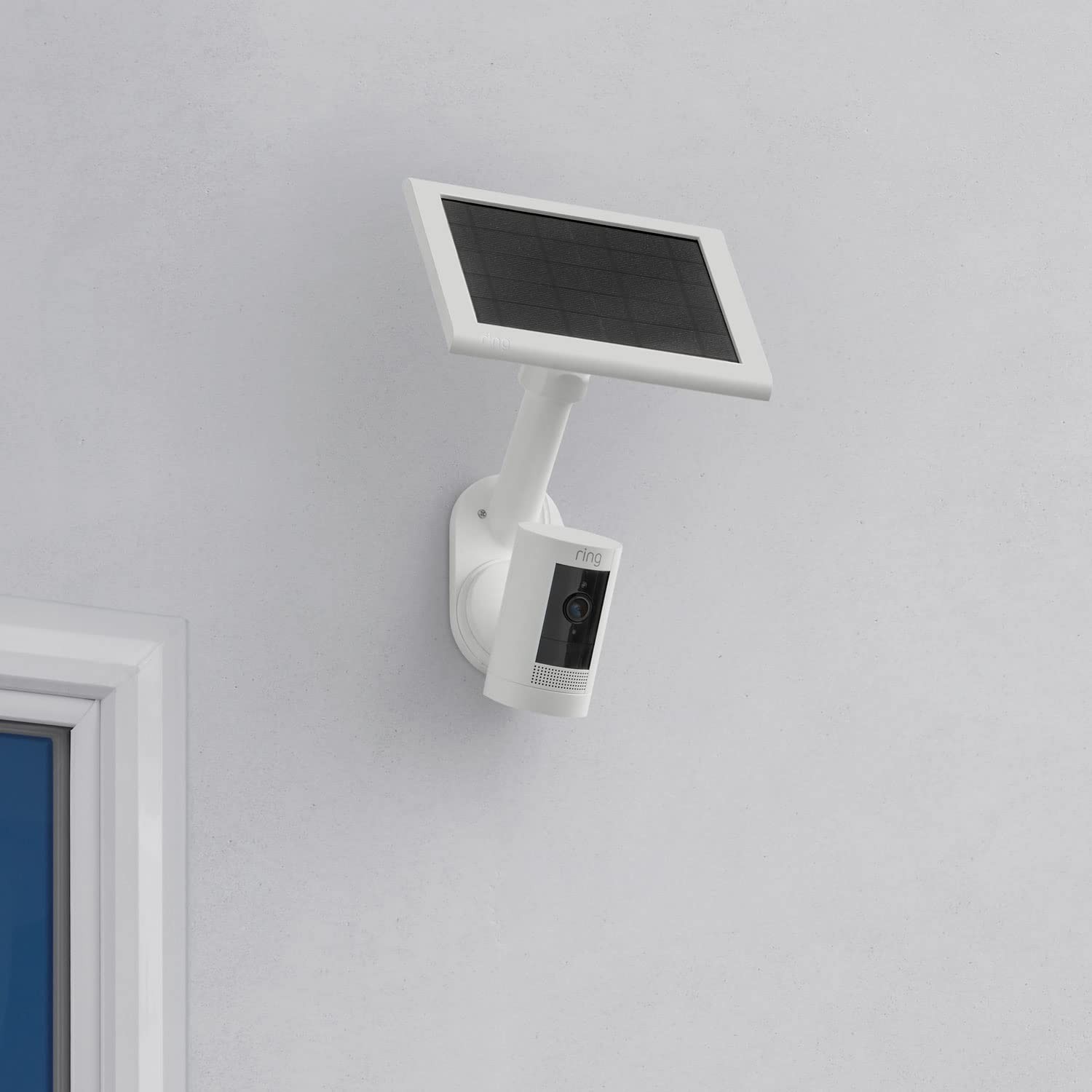 Ring OEM Solar Panel 1.9W for Stick Up Cam White 5F78E9 with combo mount