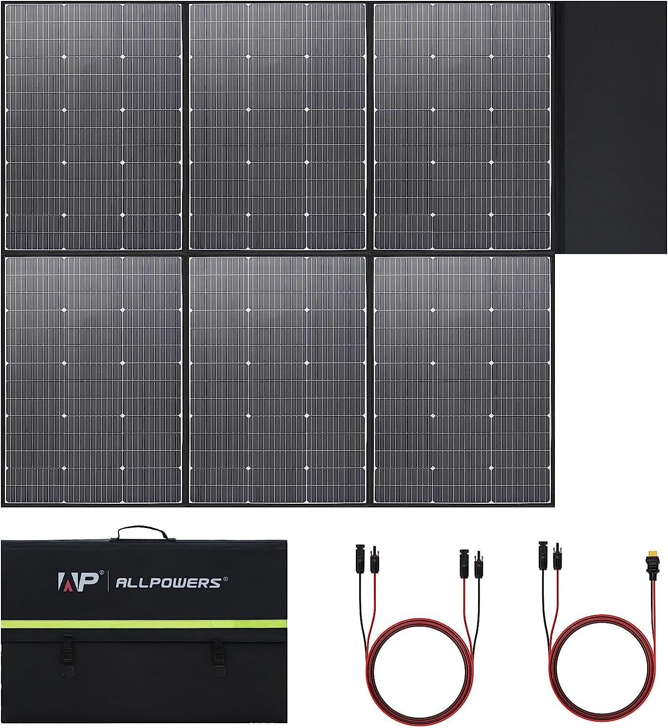 ALLPOWERS 4000W R4000 Portable Power Station Home Battery 600W Mono Solar Panel