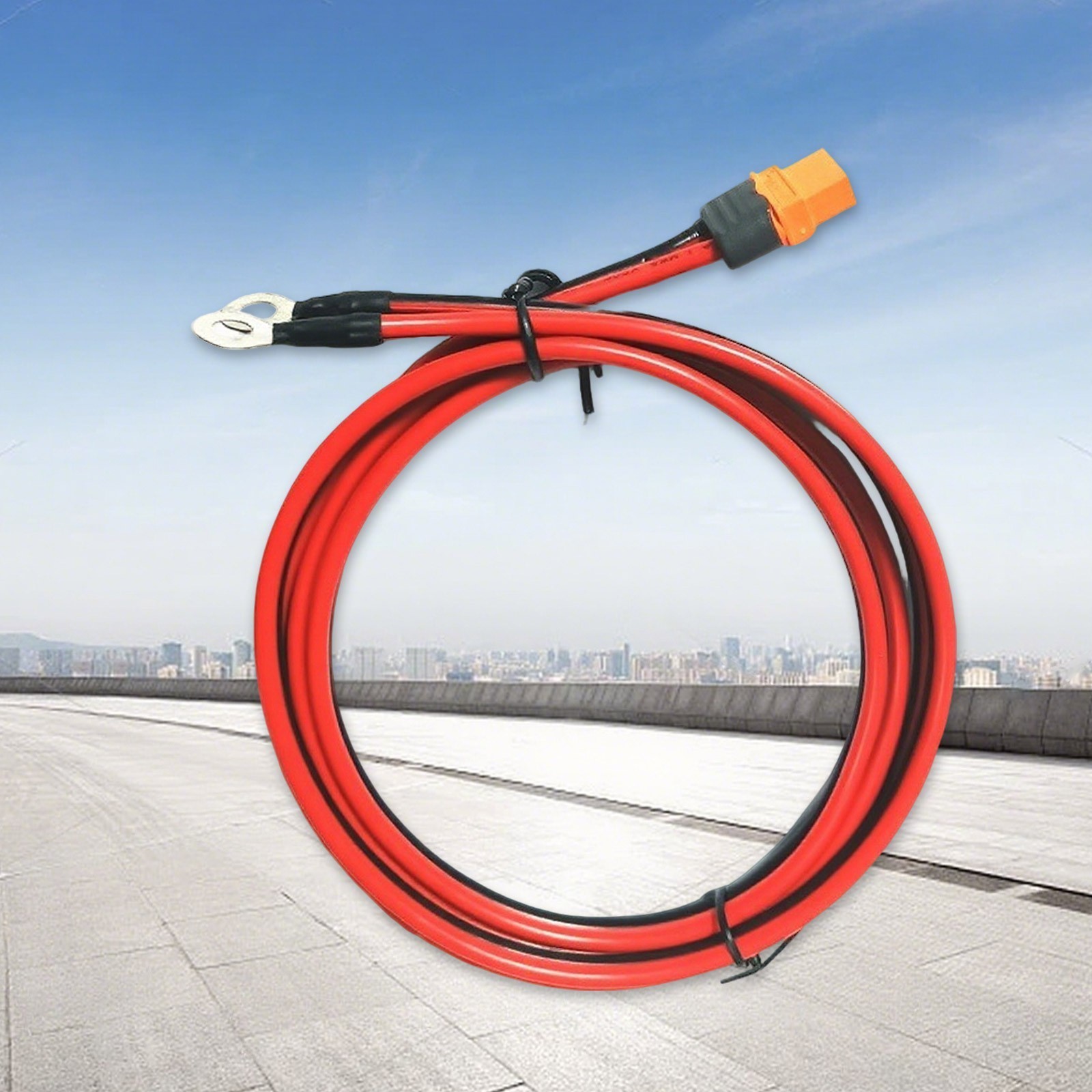 10AWG XT60i Female Connector to O Ring Terminal M8 Battery Solar Charging Cable