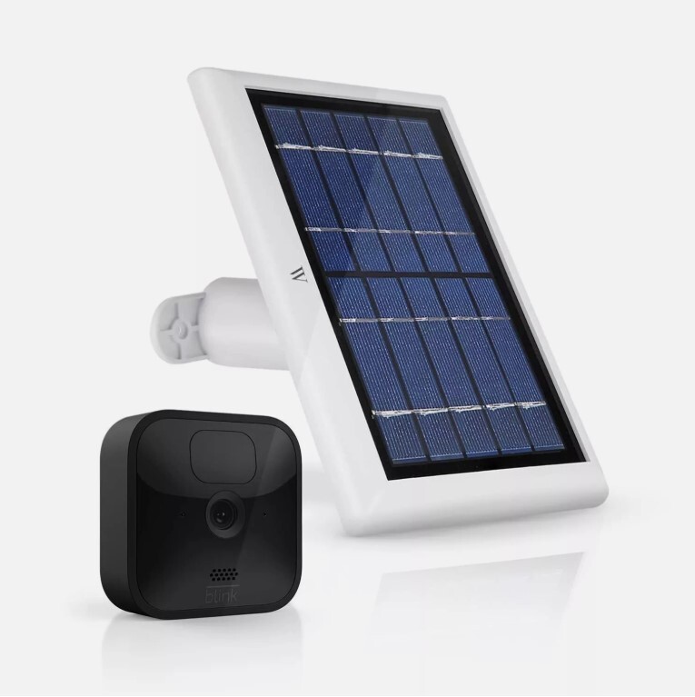 Solar Power Panel for Blink Outdoor, XT and XT2 Camera Charger – 1 Pack-White