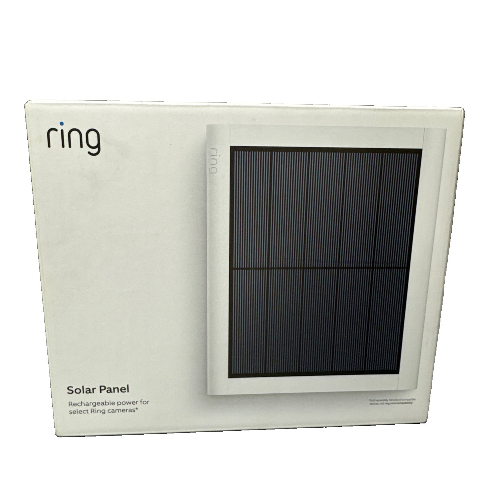 Ring 2nd Generation 4W Solar Panel for Select Ring Security Cameras – White