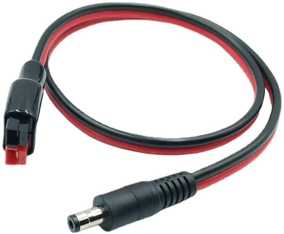 14AWG DC 5.5mm x 2.1mm Power Plug Extension Cable Connector for Generator Bac…