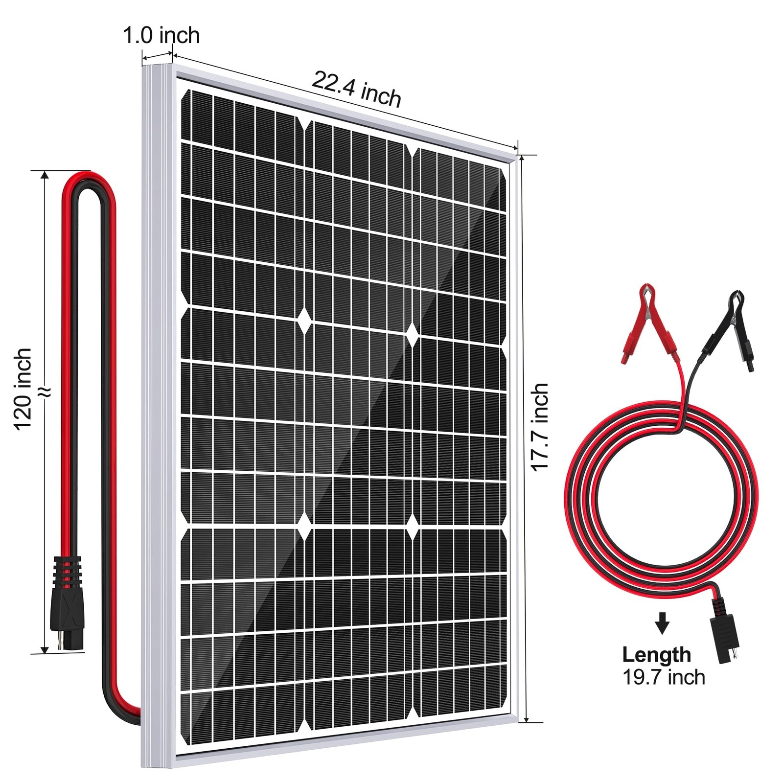 SOLPERK Solar Panel 50W 12V?Solar Panel Charger + Upgrade MPPT Intelligent …