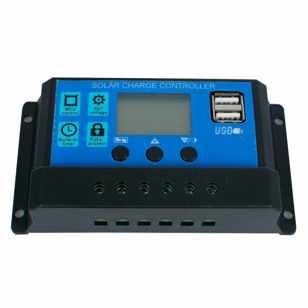 30A Solar Panel Battery Regulator Charge Controller 12/24V Auto focus Tracking