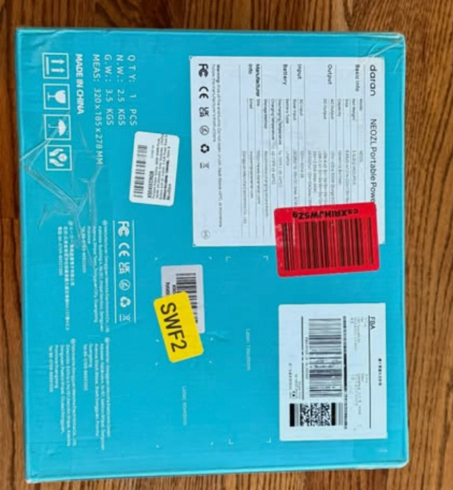 Daran NEOZL Portable Power Station | 300W 192Wh (BRAND NEW)