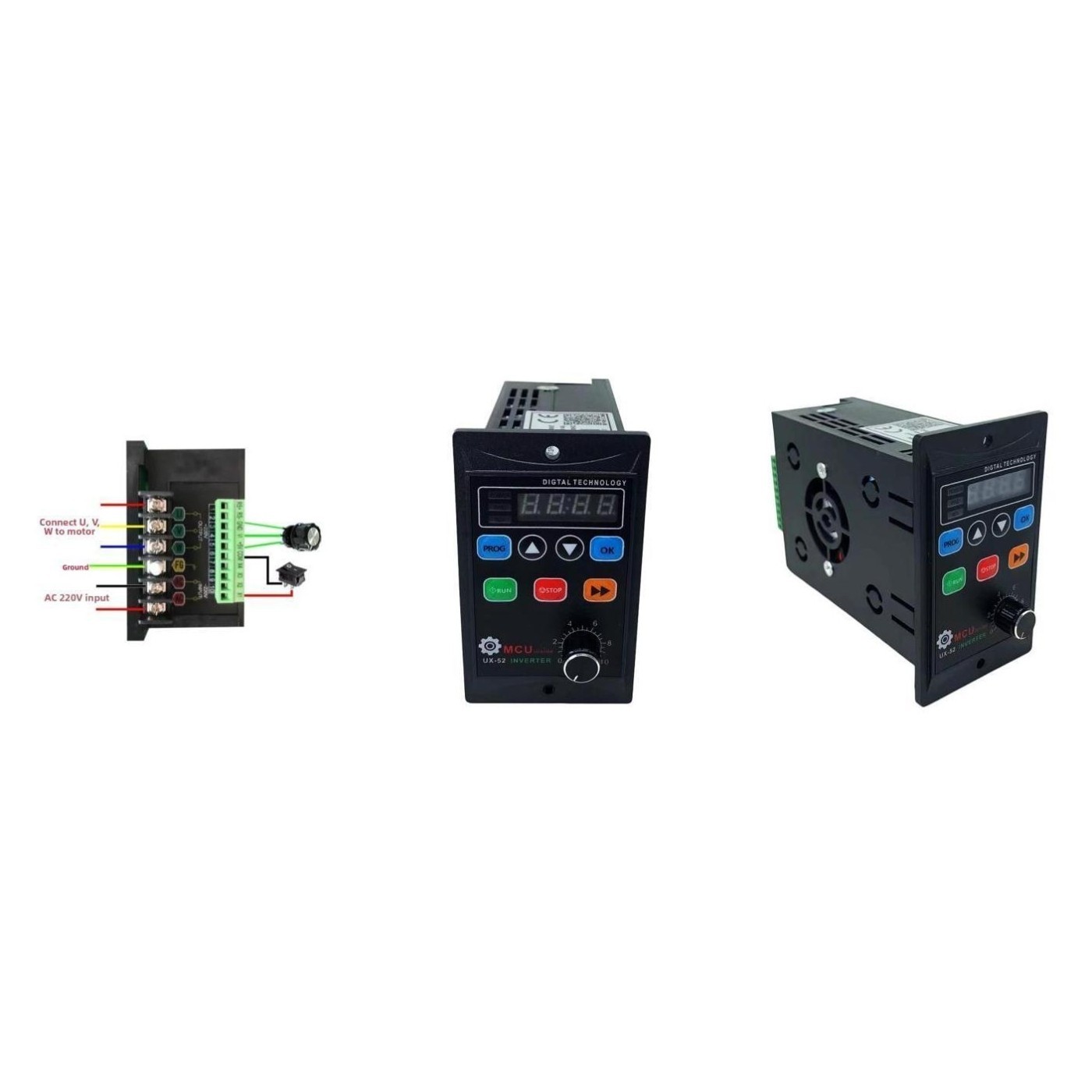 VFD Inverter Three-phase Output Under-voltage Protection Over-current Protection