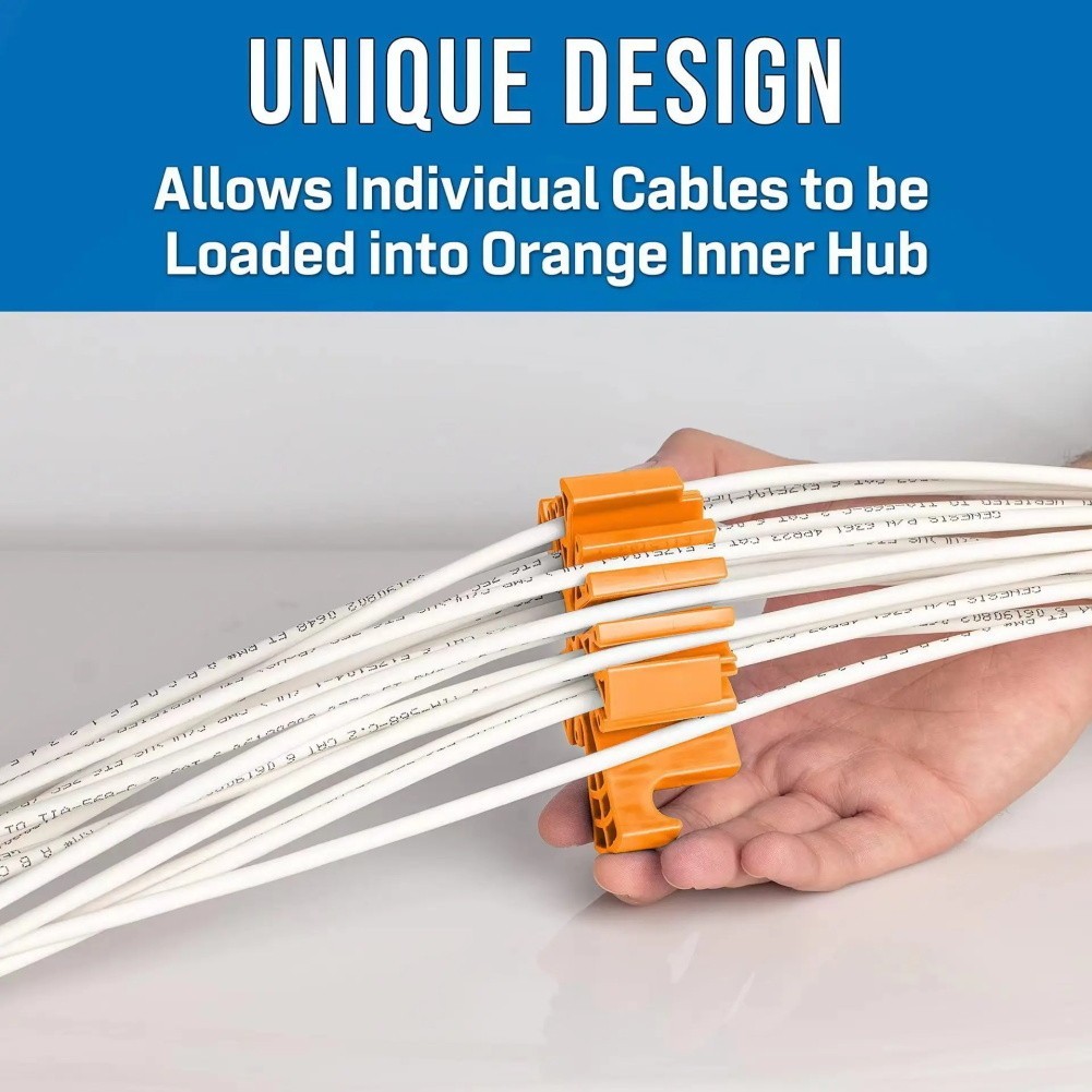 12 cm x 4 cm Portable Cable Management Device for Tidy Cable Storage and Use