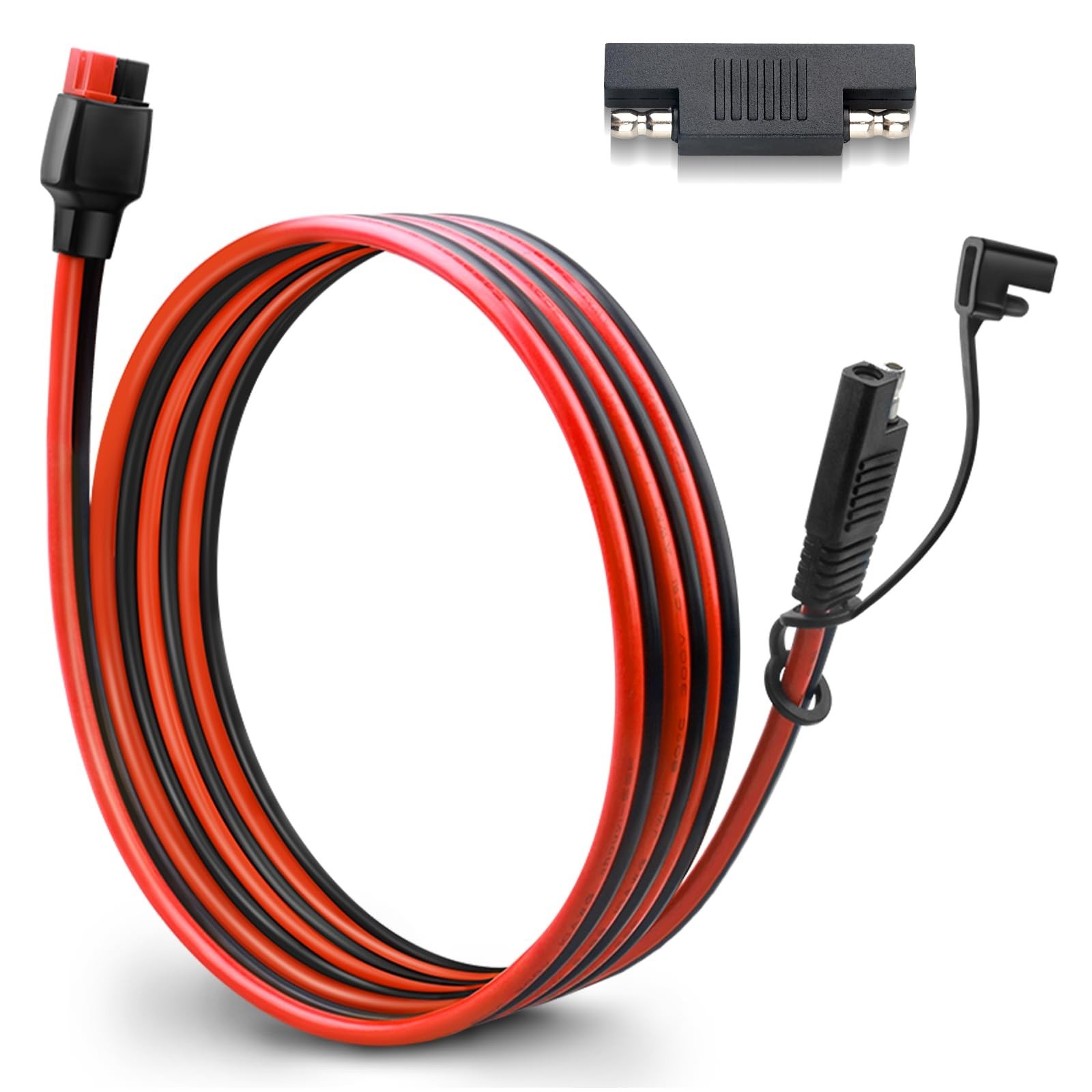 SAE to Anderson Extension Cable 10AWG 45A 6FT Solar Connector Adapter for RV Boa