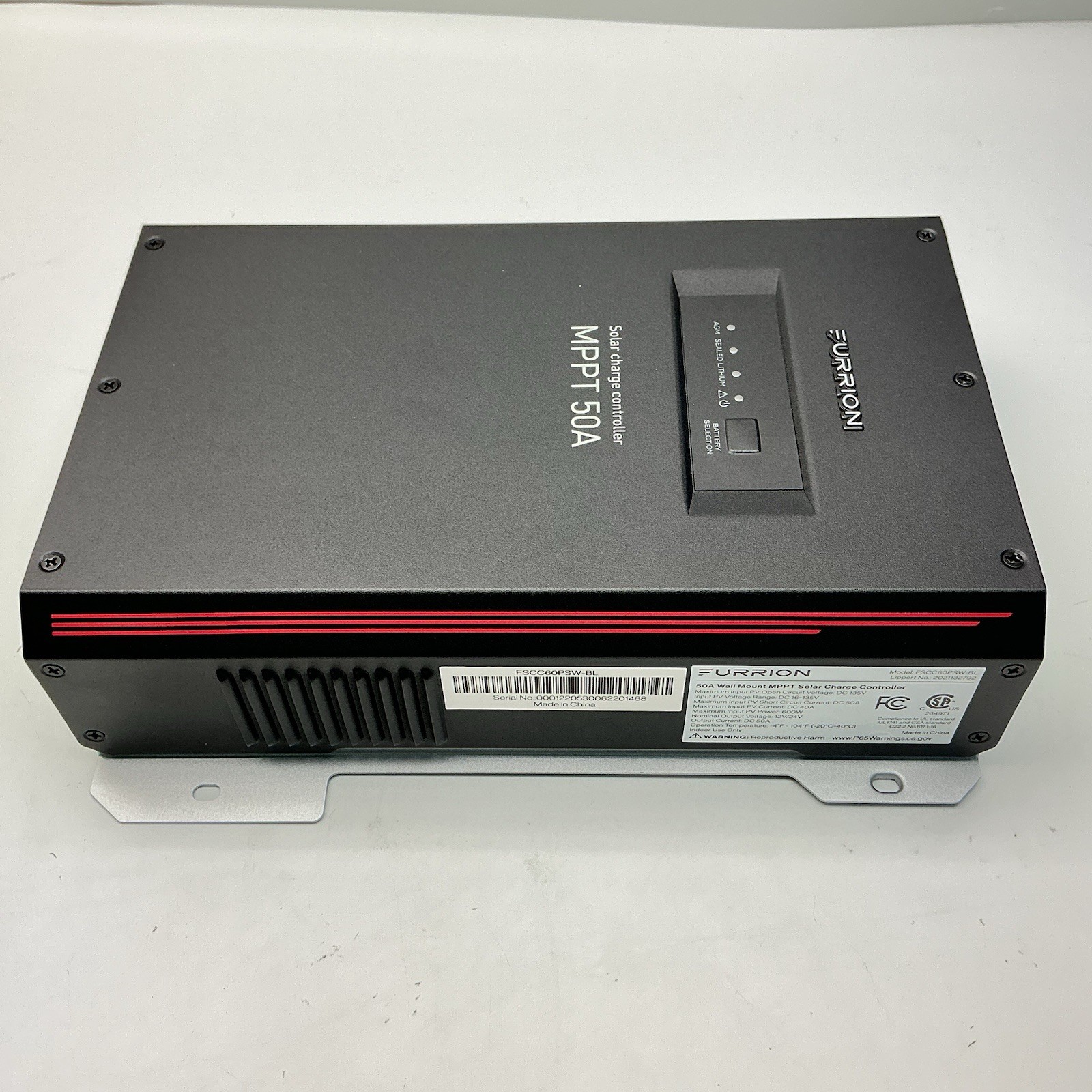 Furrion® #FSCC60PSW-BL 50A Wall Mount MPPT Solar Charge Controller #2021132792