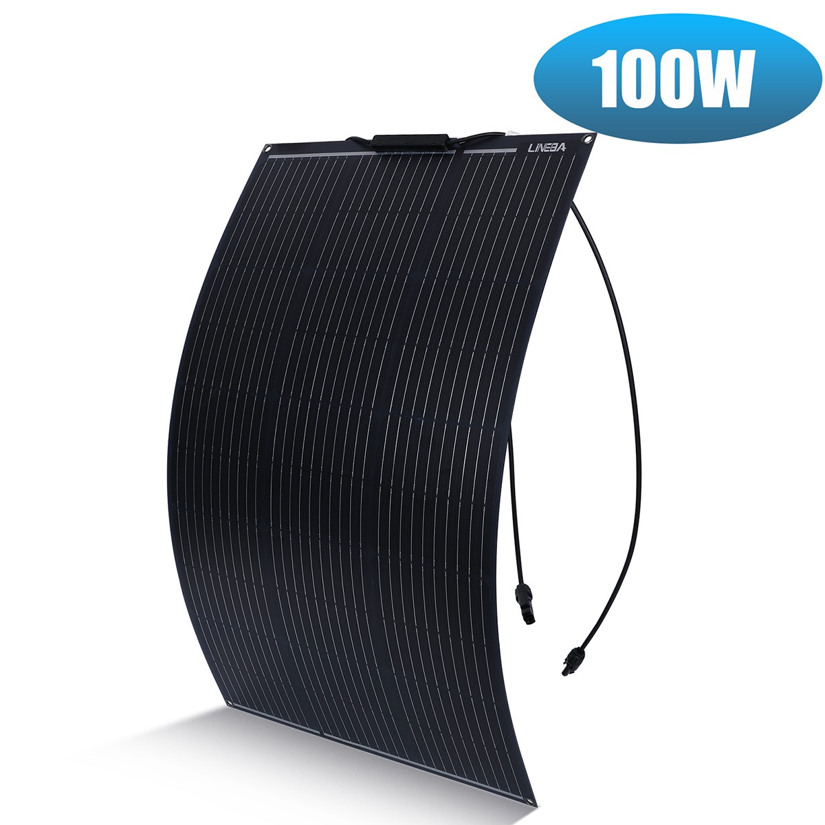 100W 200W Watt Monocrystalline Solar Panel 18V Flexible FR RV Boat Home Off Grid