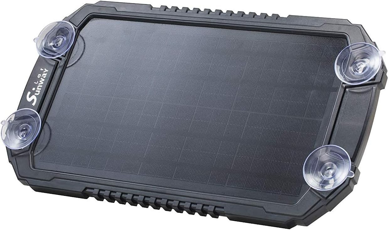 Car Battery Trickle Charger & Maintainer 12Volt 8W Solar Panel Power Charger …