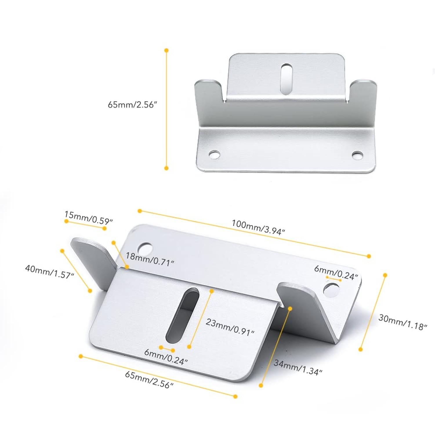 BougeRV mounting z Bracket for 100w 150w 200w 300w Solar Panel, Supporting fo…