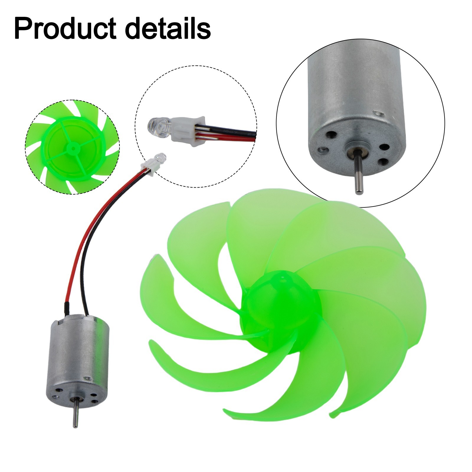 Interactive Wind Turbine Model with LED to Demonstrate Wind Energy Concepts