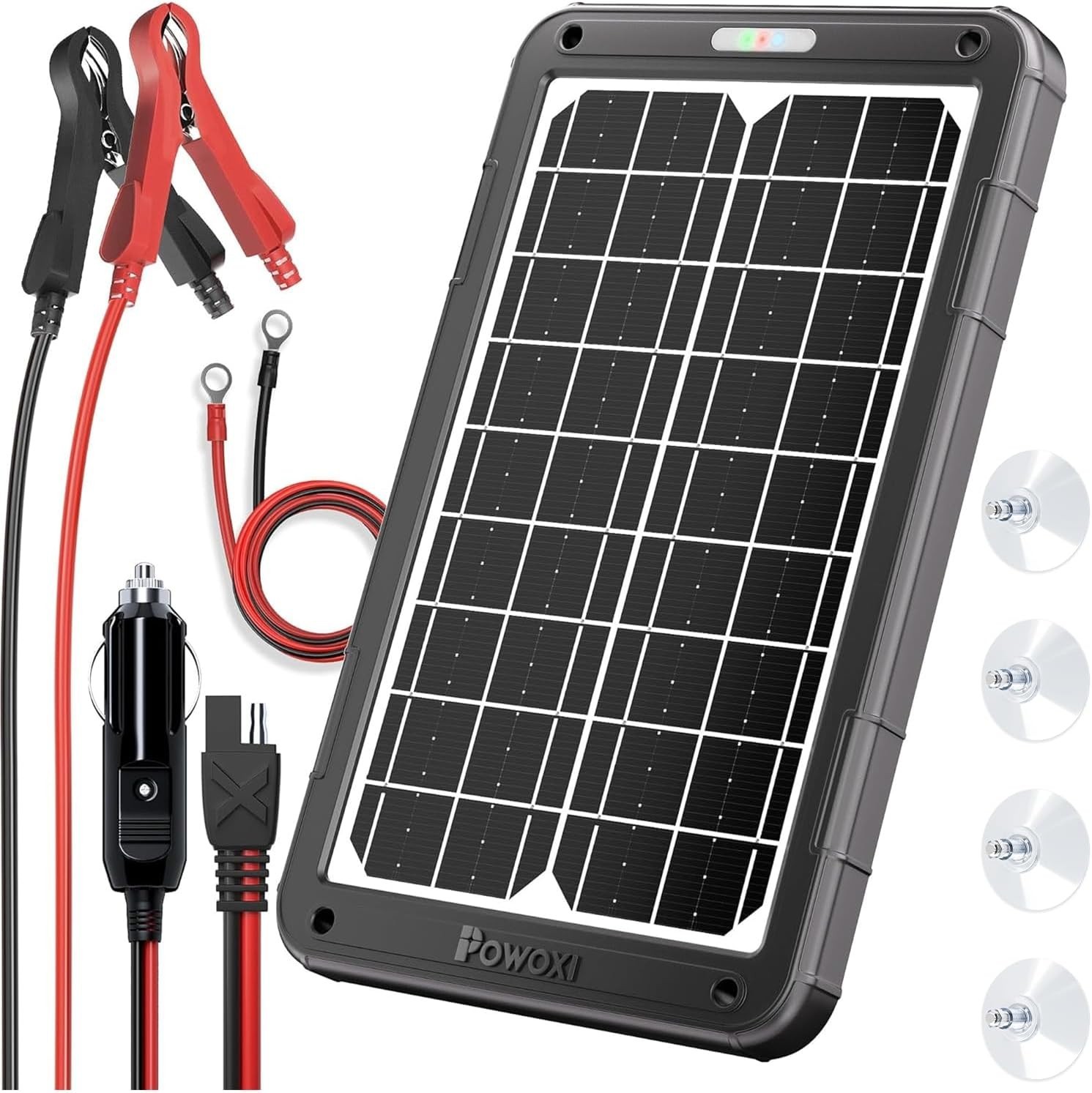 Advanced 15W Solar Car Battery Kit with Smart Controller & Scratch Protection