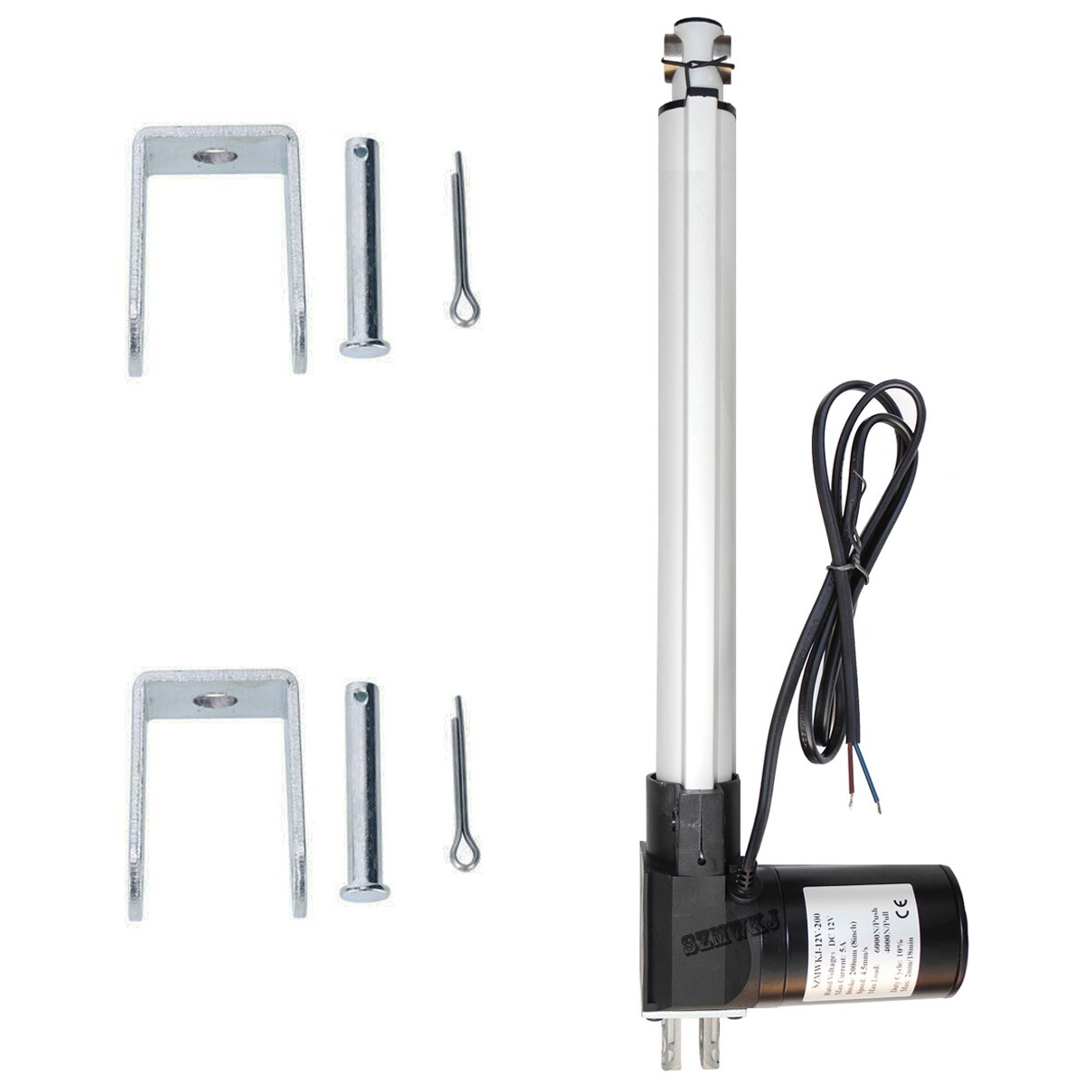 LCD Dual Axis Solar Tracking Kit W/ 2PCS 6000N 16″ Linear Actuator W/ Anemometer