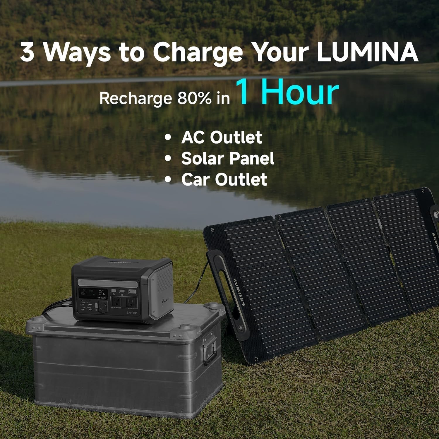 Lumina 500 Portable Power Station with 512Wh Battery^