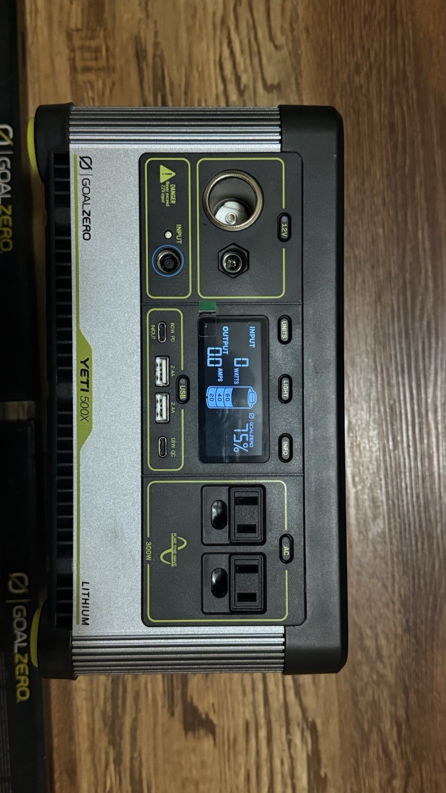 Goal Zero Yeti 500X Portable Power Station w/ 3 Boulder 15 MPPT Solar Panel