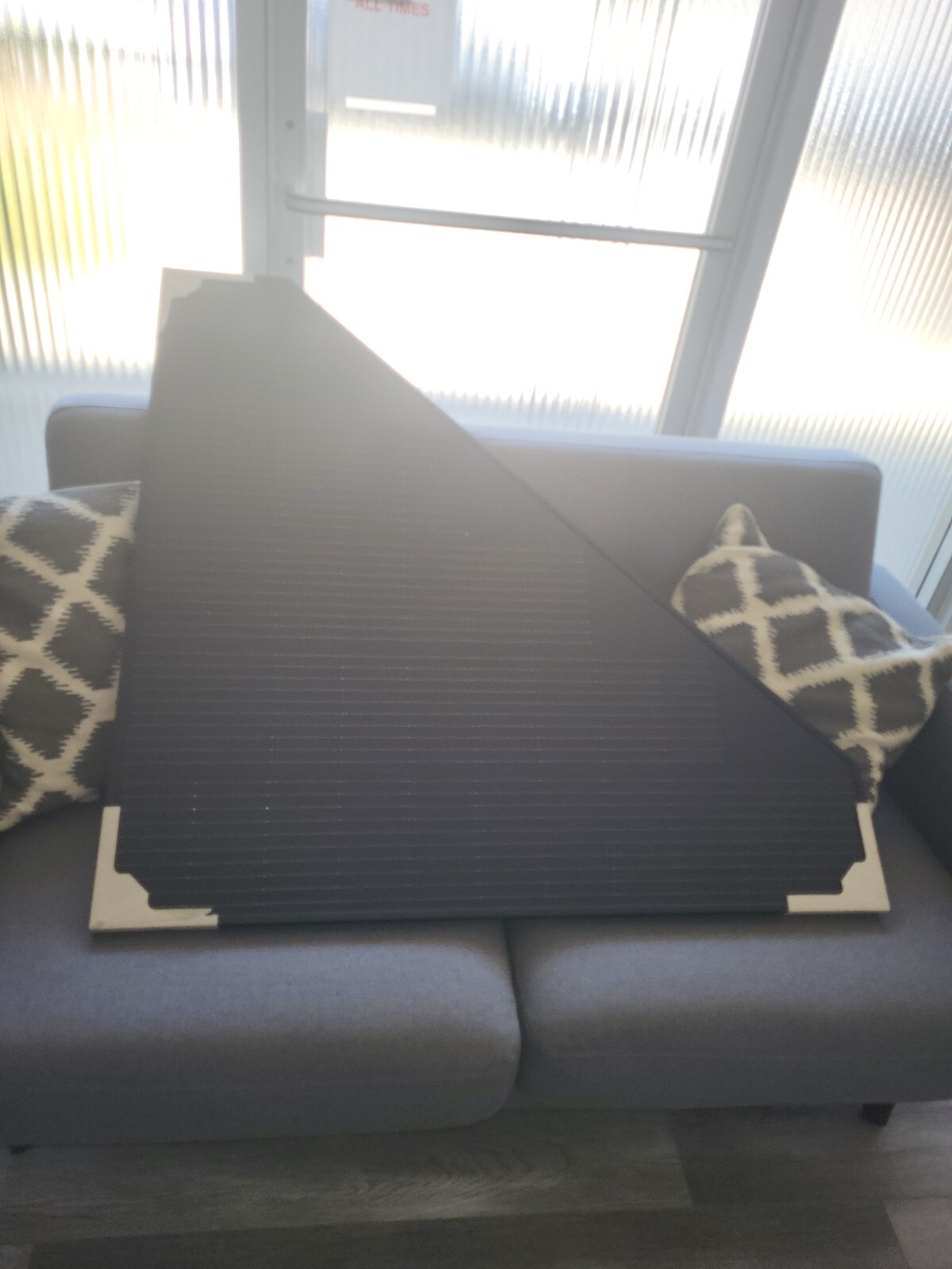 LA SOLAR 125W Triangle BLACK ON BLACK Solar Panel