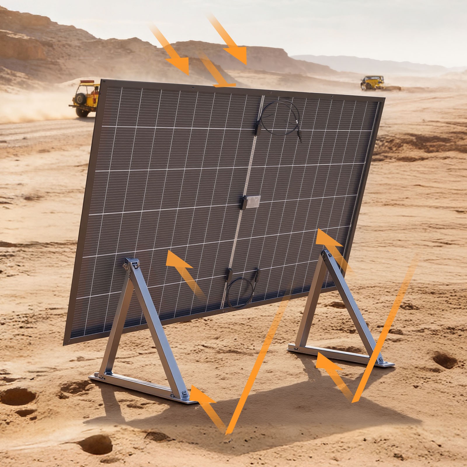 VEVOR 2PCS 400W Bifacial Solar Panels 24% Efficiency Monocrystalline PV Module
