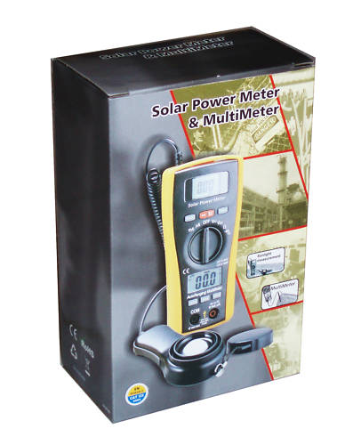 LA-1017 Sun Light Solar Energy Sunlight Power Meter with DMM Multi-meter 2in1 !