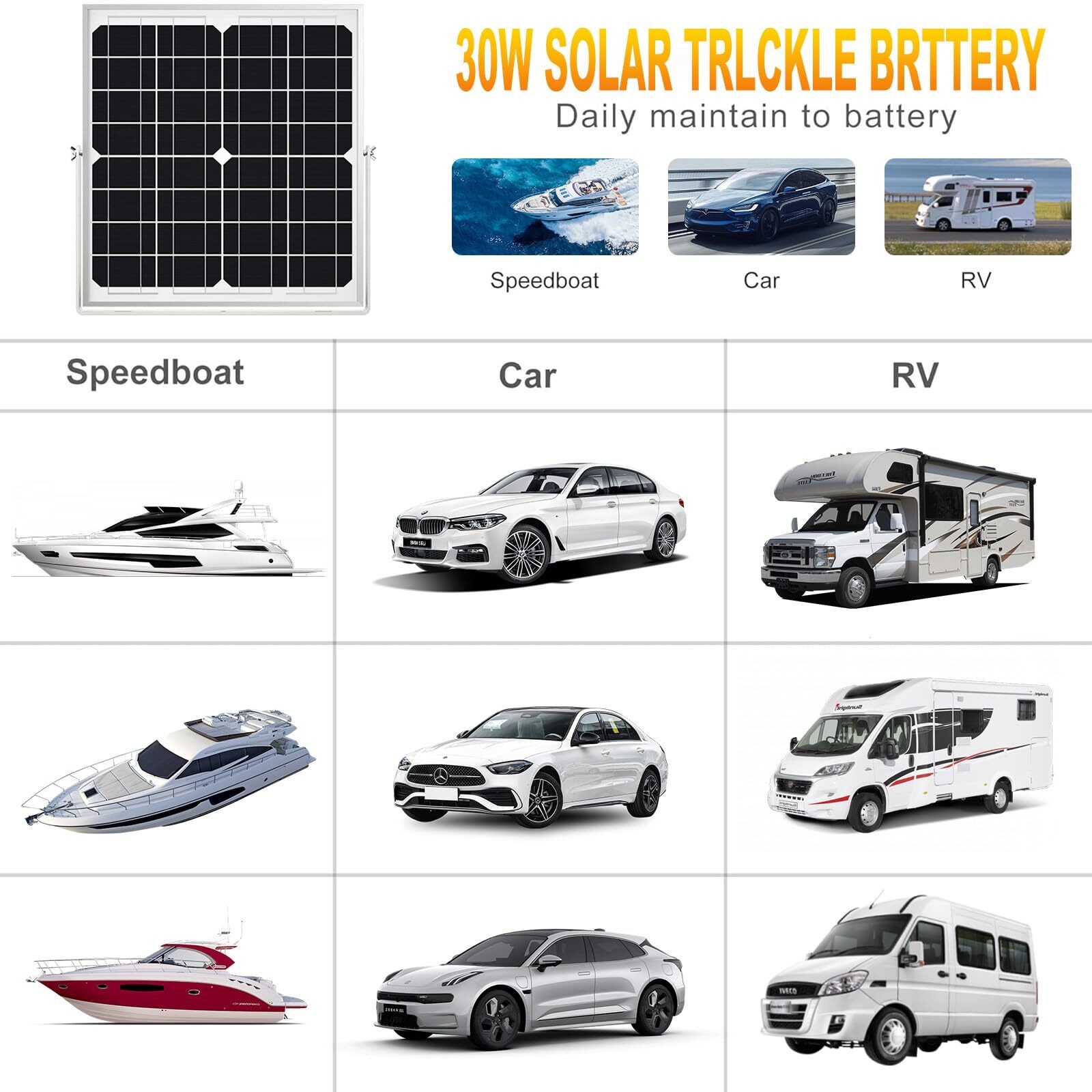 SOLPERK Solar Panel 50W 12V?Solar Panel Charger + Upgrade MPPT Intelligent …
